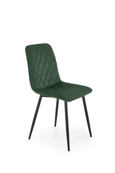 Кухонний стілець HALMAR K525 темно-зелений (1шт=4шт) фото №1