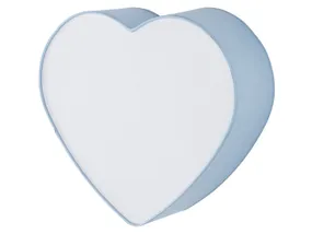 BRW Серце 2-точковий тканинний дитячий світильник синій 095008 фото