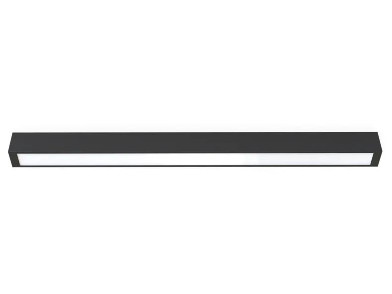 BRW Прямой светодиодный потолочный светильник в стальном черном цвете 088848 фото №1