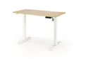 Письмовий стіл з регулюванням висоти HALMAR B53, дуб золотий / білий фото thumb №1