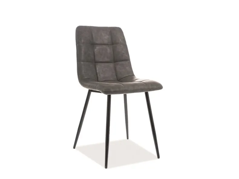 Кухонный стул SIGNAL LOOK, серый / черный фото №1