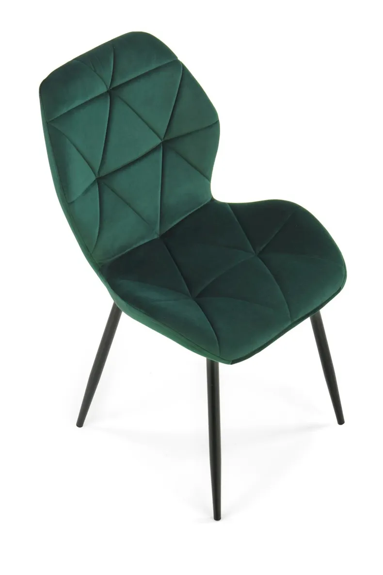 Кухонний стілець HALMAR K453 темно-зелений фото №1