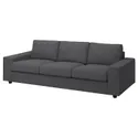 IKEA VIMLE ВІМЛЕ, чохол для 3-місного дивана, з широкими підлокітниками / ХАЛЛАРП сірий 394.012.28 фото thumb №2