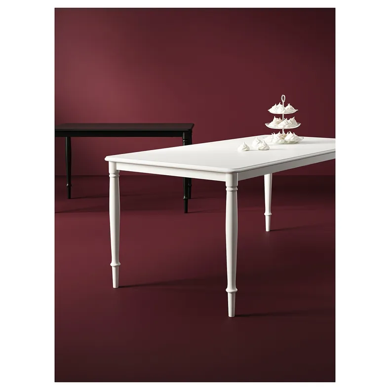 IKEA DANDERYD ДАНДЕРЮД, стіл обідній, білий, 130x80 см 405.687.26 фото №2