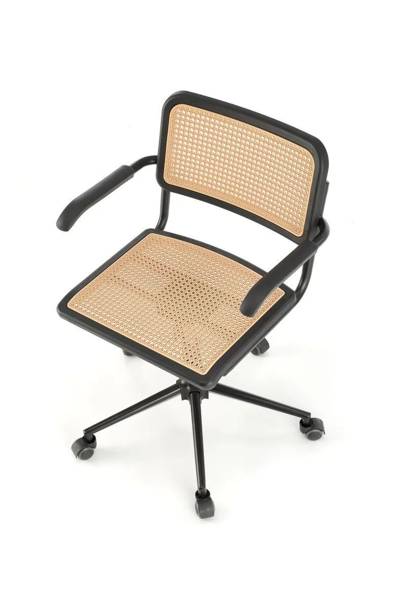 Кресло офисное вращающееся HALMAR INCAS, коричневый/черный фото №11