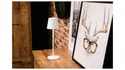 BRW Настільна світлодіодна лампа Hortia бездротова з диммером біла 091616 фото thumb №7