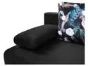 BRW Трехместный диван-кровать Kinga III с ящиком для хранения черный, Дождь 30 черный/принт павлин 02 многоцветный SO3-KINGA_III-LX_3DL-G5_B85286 фото thumb №7