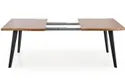 Кухонний стіл розкладний HALMAR DICKSON 120-180x80 см, стільниця - натуральний дуб, ніжки - чорні фото thumb №16