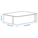 IKEA SÄCKKÄRRA, ящик для одежды/белья, бирюза, 55x49x19 см 005.918.61 фото thumb №5