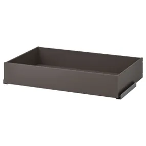 IKEA KOMPLEMENT КОМПЛИМЕНТ, ящик, тёмно-серый, 100x58 см 905.091.93 фото