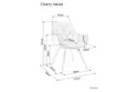 Кухонний стілець SIGNAL Cherry Buffalo, Buffalo 6 - сірий фото thumb №24