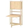 IKEA IVAR ИВАР, 1секция / складной стол / раздвиж дверь, сосна, 89x30x179 см 694.695.18 фото