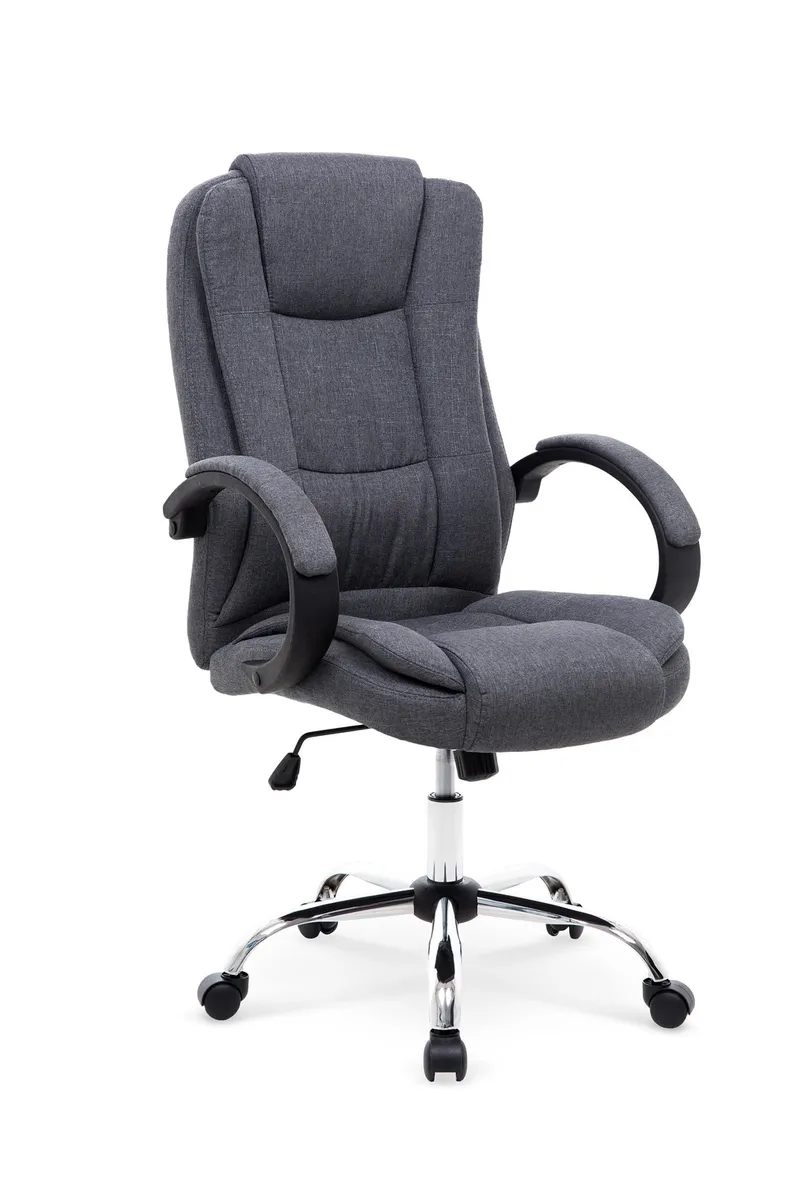 Кресло компьютерное офисное вращающееся HALMAR RELAX 2 ткань, серый фото №1