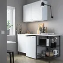 IKEA ENHET ЭНХЕТ, кухня, антрацит / белый, 183x63.5x222 см 193.374.60 фото thumb №2