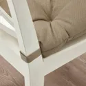 IKEA MALINDA МАЛІНДА, подушка на стілець, бежевий, 40/35x38x7 см 105.715.70 фото thumb №3