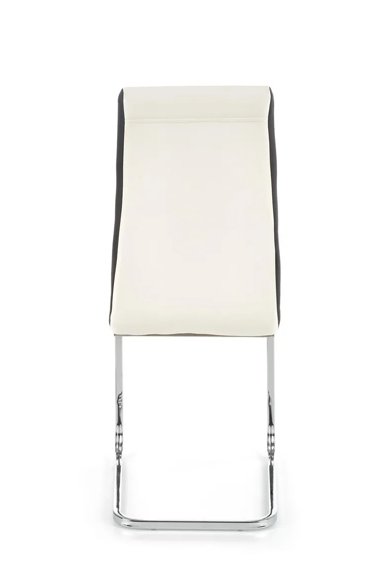 Кухонний стілець HALMAR K132 білий, чорний фото №5