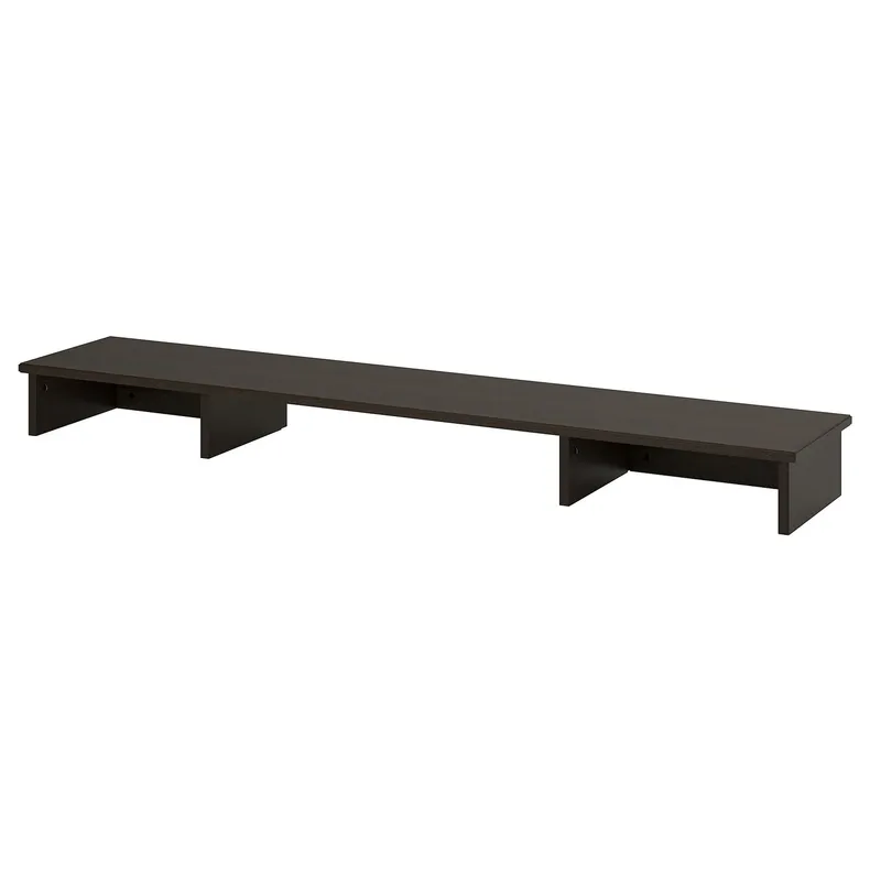 IKEA IDANÄS ИДАНЭС, дополнительный модуль для стола, коричневый, 152x30 см 305.141.59 фото №1