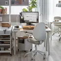 IKEA TROTTEN ТРОТТЕН, письменный стол, белый, 120x70 см 294.249.42 фото thumb №3