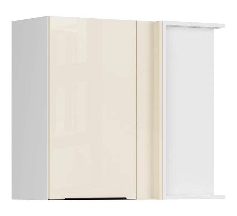 BRW Sole L6 правый угловой кухонный шкаф магнолия жемчуг 80x72 см, альпийский белый/жемчуг магнолии FM_GNW_80/72/35_P/B-BAL/MAPE фото №2