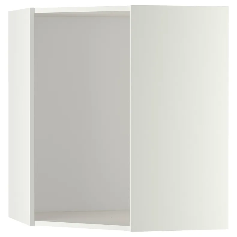 IKEA METOD МЕТОД, каркас навесного углового шкафа, белый, 68x68x80 см 202.056.61 фото №1