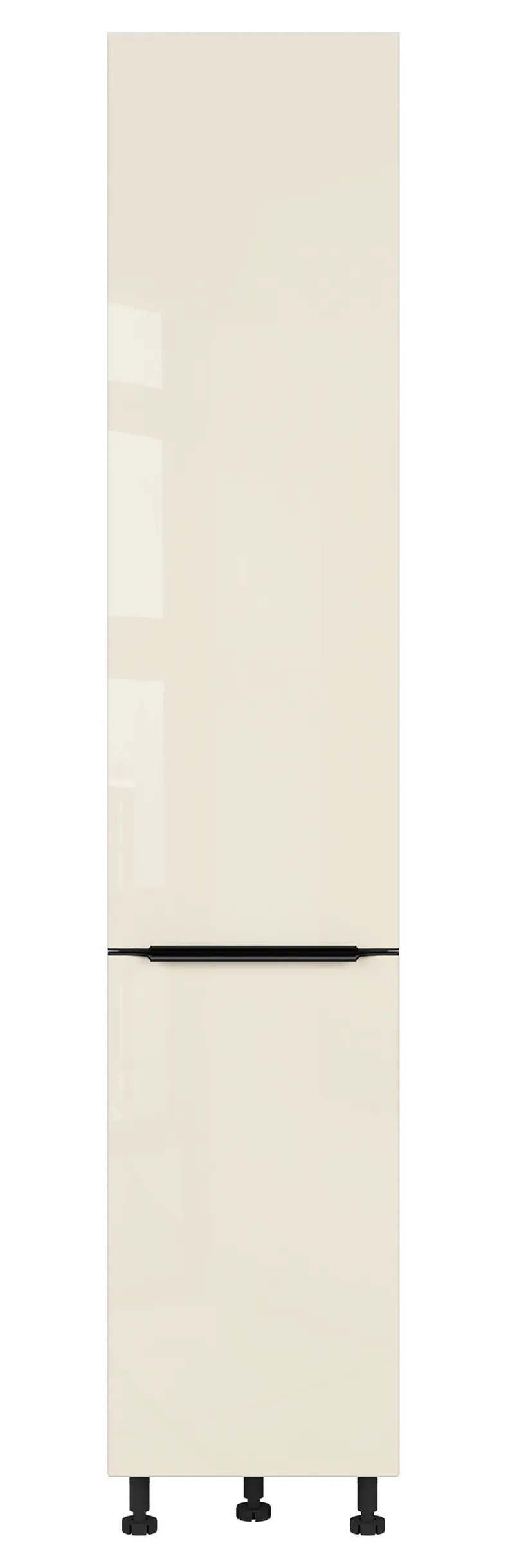 BRW Кухонный шкаф Sole L6 высотой 40 см с корзиной для груза магнолия жемчуг, альпийский белый/жемчуг магнолии FM_DC_40/207_CC-BAL/MAPE фото №1