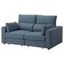 IKEA ESKILSTUNA ЭСКИЛЬСТУНА, 2-местный диван, Окрашенный в синий цвет 995.201.86 фото thumb №1