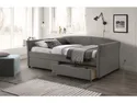 Ліжко односпальне SIGNAL LANTA, тканина - сірий, 90x200 см фото thumb №2