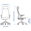 IKEA MATCHSPEL МАТЧСПЕЛЬ, геймерське крісло, БОМСТАД світло-сірий 905.715.28 фото thumb №13