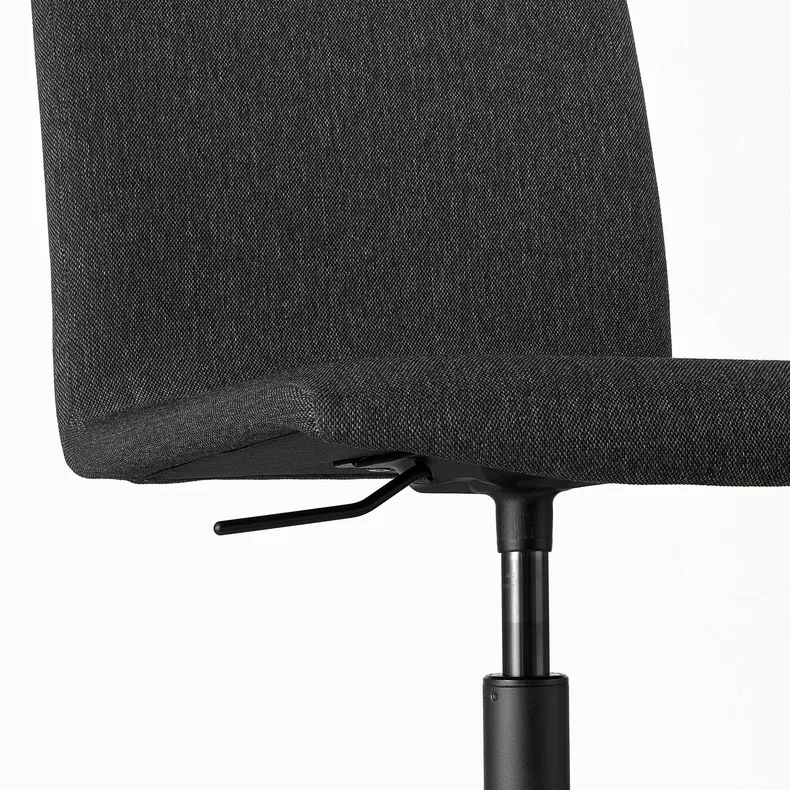 IKEA ERFJÄLLET ЕРФЯАЛЛЕТ, обертовий стілець, Gunnared темно-сірий / чорний 105.879.53 фото №3