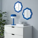 IKEA PRUNKHALLON ПРУНКХАЛЛОН, дзеркало, синій, 40 см 205.750.06 фото thumb №2
