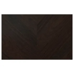 IKEA HEDEVIKEN ХЕДЕВИКЕН, дверь / фронтальная панель ящика, Шпон дуба, окрашенный в темно-коричневый цвет, 60x38 см 704.917.02 фото