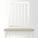 IKEA EKEDALEN ЕКЕДАЛЕН, стілець, білий / ХАКЕБУ бежевий 994.293.85 фото thumb №5