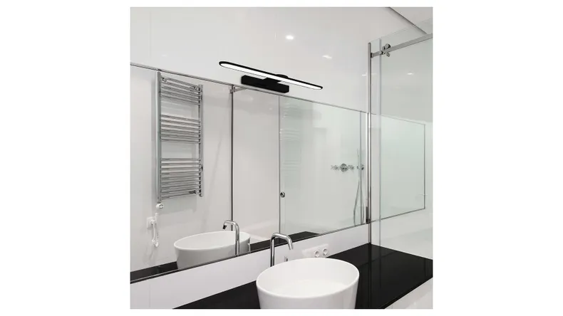 BRW Настенный светильник для ванной комнаты Splash LED металл черный 086743 фото №3