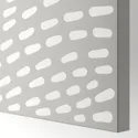 IKEA MISTUDDEN МІСТУДДЕН, дверцята з петлями, сірий/візерунок, 50x195 см 495.530.56 фото thumb №2