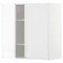 IKEA METOD МЕТОД, навесной шкаф с полками / 2дверцы, белый / Воксторп глянцевый / белый, 80x80 см 494.700.23 фото