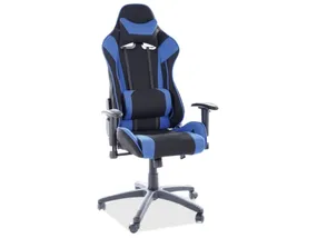 Поворотний стілець SIGNAL VIPER, синій / чорний фото