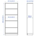 IKEA TONSTAD ТОНСТАД, книжкова шафа, дуб дубовий, 82x37x201 см 705.284.61 фото thumb №5