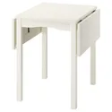 IKEA HAUGA ХАУГА, стіл відкидний, білий, 55/82/109x74 см 205.860.00 фото thumb №1