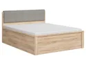 BRW Кровать двуспальная с ламелями BRW KASPIAN 160х200 см, дуб сонома LOZ/160/T-DSO/DSO фото thumb №6