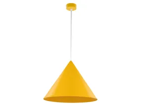 BRW підвісний світильник Cono Yellow 50 см метал жовтий 095105 фото