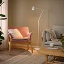 IKEA NYMÅNE НИМОНЕ, светильник напольный / для чтения, белый 803.367.58 фото thumb №2