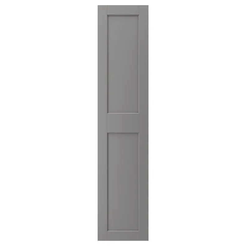 IKEA GRIMO ГРІМО, дверцята, сірий, 50x229 см 804.351.88 фото №1