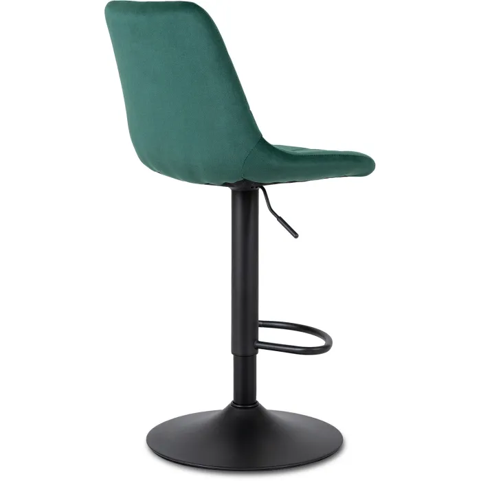 Барный стул бархатный MEBEL ELITE ARCOS 2 Velvet, зеленый фото №9