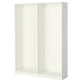 IKEA PAX ПАКС, 2 каркаси гардероба, білий, 150x35x201 см 798.953.03 фото