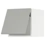 IKEA METOD МЕТОД, горизонтальный навесной шкаф, белый / светло-серый, 40x40 см 295.387.45 фото