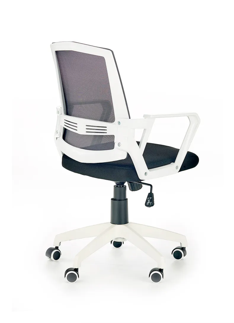 Крісло комп'ютерне офісне обертове HALMAR ASCOT, сірий/чорний/білий фото №2