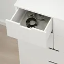 IKEA NORDLI НОРДЛИ, комод с 8 ящиками, белый, 120x99 см 792.395.03 фото thumb №3