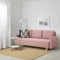 IKEA GRUNNARP ГРУННАРП, 3-місний диван-ліжко, рожевий 604.856.31 фото thumb №3