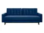 BRW Тримісний диван-ліжко Bloom з велюровою шухлядою, темно-синій, Solo 263 Blue SO3-BLOOM-LX_3DL-G1_B87958 фото