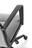 Крісло комп'ютерне офісне обертове HALMAR PIETRO, тканина, сірий фото thumb №7